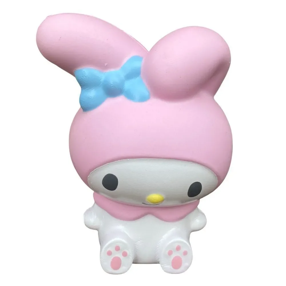 NIB New Sanrio My Melody SquiSHU Buddy Collectible Pink and White Figurine/Toy
